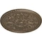 Ekena Millwork Bradford Ceiling Medallion (Fits Canopies up to 6 5/8"), Hand-Painted Warm Silver, 32 5/8"OD x 2"P CM32BRWSS - alternate 3